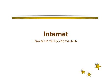 Internet - Ban quản lý UD Tin học