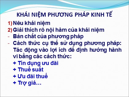 Bài giảng Quản lý Nhà nước. Kinh tế, tài chính công